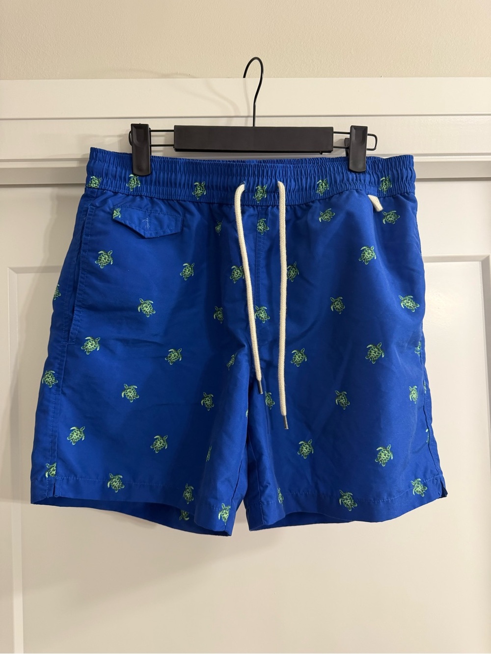 Ralph Lauren Royal Blue Turtle Swim Trunks